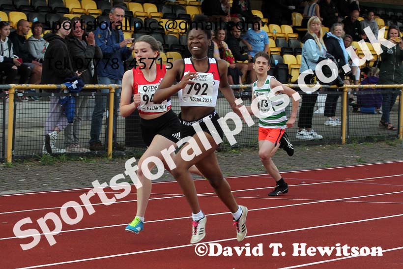 200 metres, 2021 North East Grand Prix 6, Monkton, Wednesday, August 4th. Photo: David T. Hewitson/Sports for All Pics